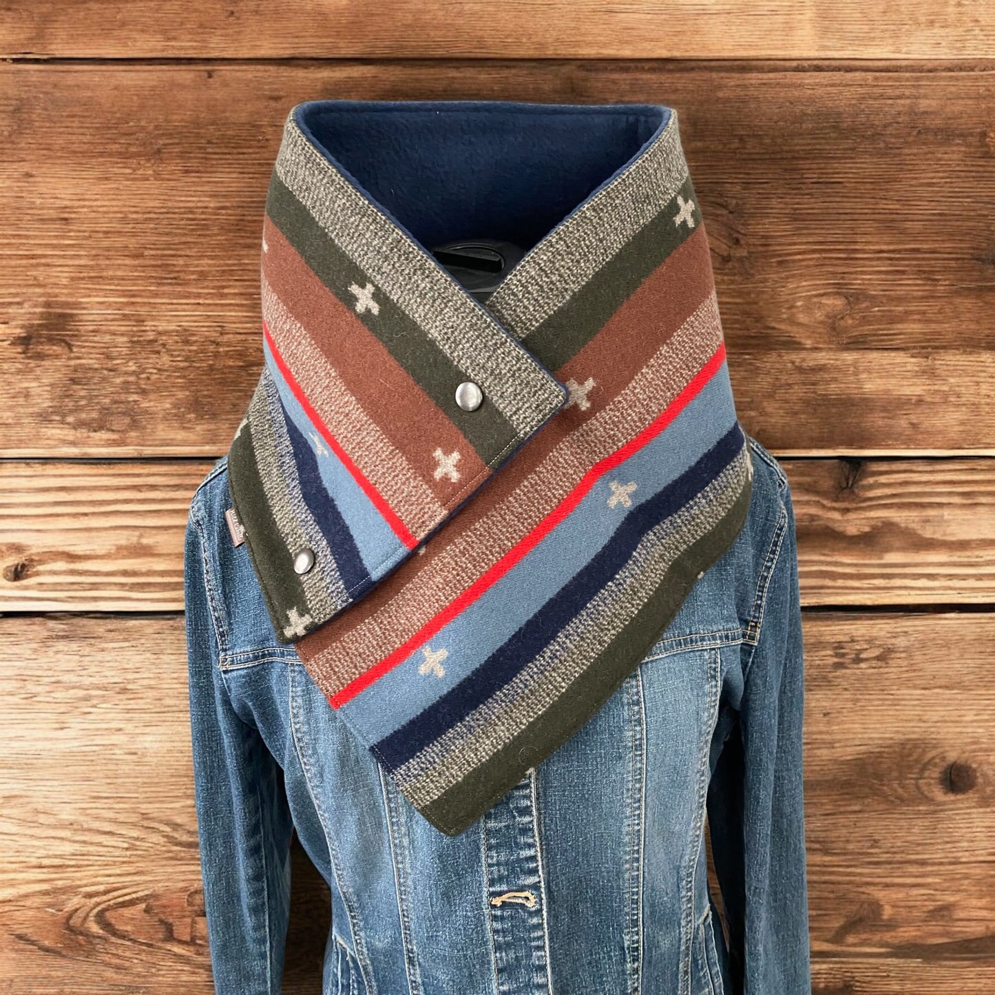 Snap Scarf - Bridger Stripe