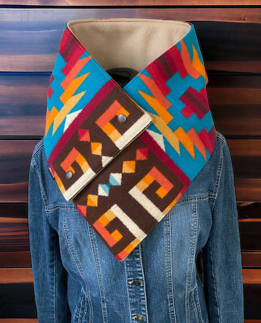 Snap Scarf - Rio Rancho Turquoise