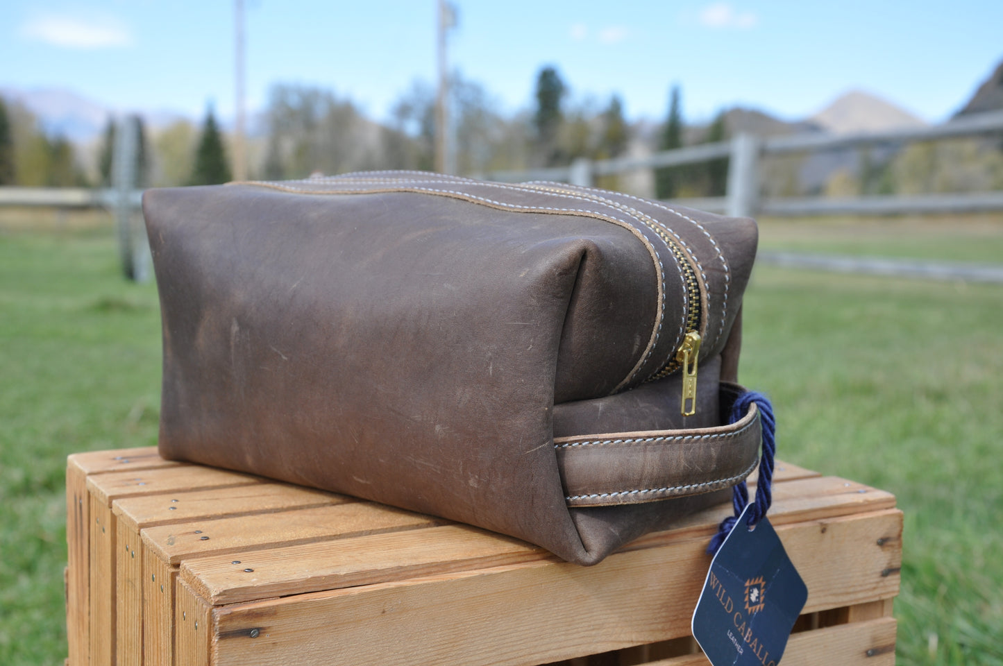 Leather Dopp Kit