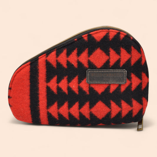 Small Soft Handgun Case - Harding Black and Red