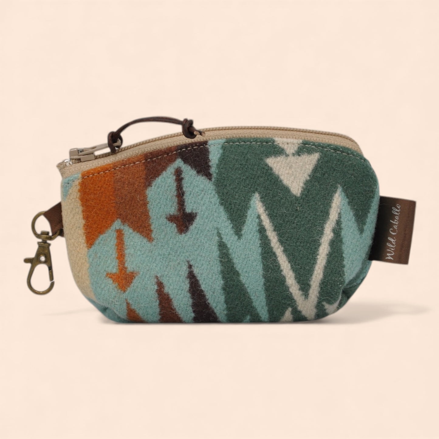Keychain Card Wallet - Tucson Aqua