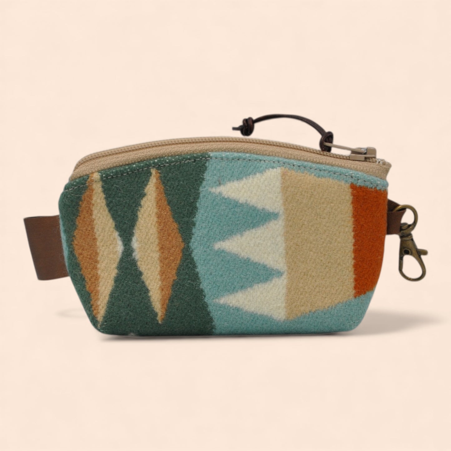 Keychain Card Wallet - Tucson Aqua