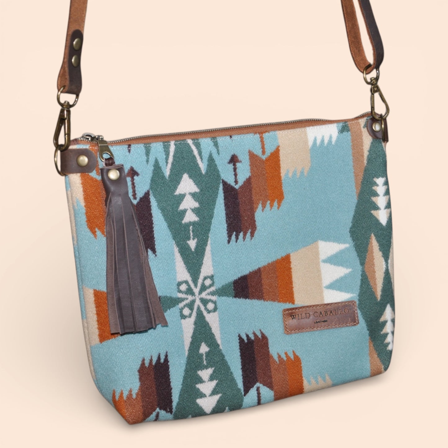 Messenger Purse - Tuscan Aqua